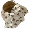 Gauze Blanket, Swaddle, Kneel, Cute Teddy Bear Pattern, Cute Bear