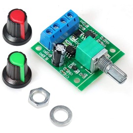 Gebildet 10pcs PWM Low Voltage Motor Speed Controller DC 1.8V/3V/5V/6V/12V 2A 1803BK 1803B Adjustable Driver Switch with Speed Controller