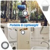 Hmfmdy Collapsible Bucket, 3L Foldable Plastic Bucket With Sturdy Handle,