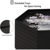 Becko Stackable Puzzle Sorting Trays Jigsaw Puzzle Sorters with Lid