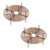 Modixun 2Pack Plant Pot Grid, Cuttable Flower Pot Soil Cover