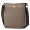 Troop London TRP0236 Classic Canvas Across Body Bag Ash Grey