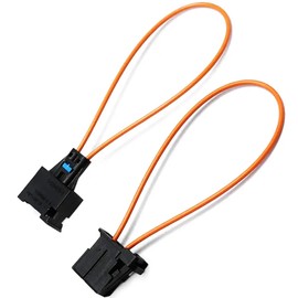 tunghey Mo-st Fiber Optic Optical Loop Bypass Female & Male Adapter Universal Connector for Radio and Audio