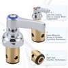 Hot and Cold Side Handle Stem Assembly for T&S Brass