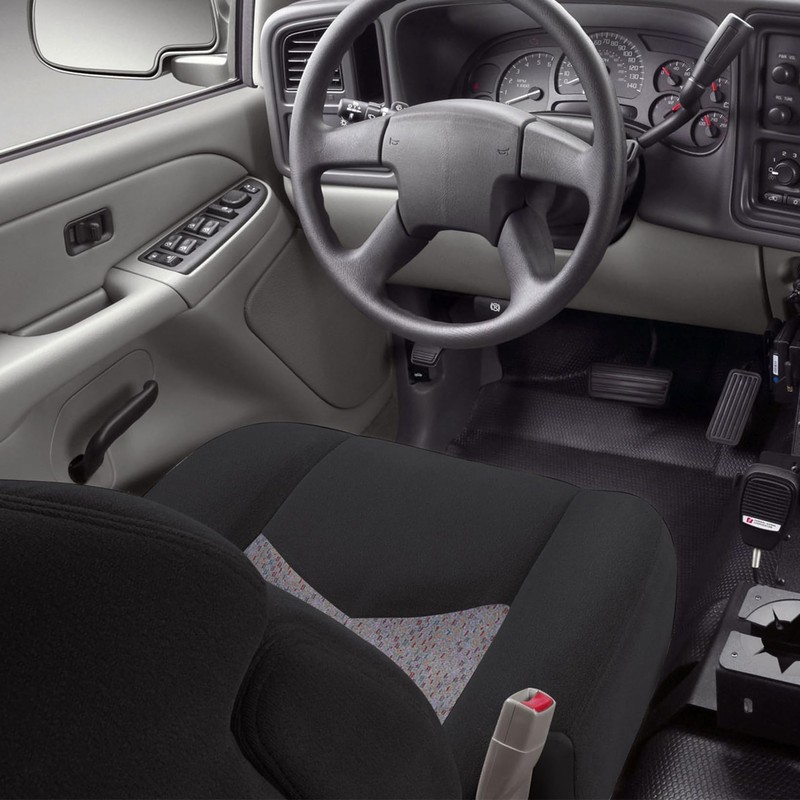 NLQR Front Driver Side Bottom Replacement Cloth Seat Cover Dark