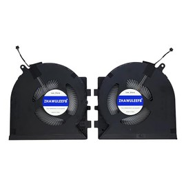 ZHAWULEEFB Replacement New CPU+GPU Cooling Fan for Razer Blade 18 RZ09-0484 2023 2024 Series FQAD FQAF DFS2400129S0T DFS2012129S0T DC12V 1A Fan
