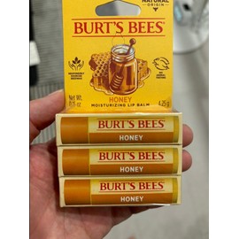 Burt's Bees Honey Mini Lip Balm 4.25g Trio (Total 6) + Tinted Lip Balm Rose Free / 버츠비 허니 미니 립밤 4.25g 트리오 (총 6개) +틴티드립밤 로즈 증정