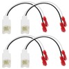 OTOTEC 4Pcs Car Speaker Connector Harness Adapter Replacement 72-7401 Compatible