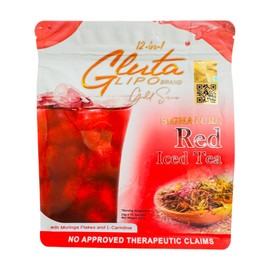 12-in-1 Glutalipo Gold Series Red Iced Tea, 10 Sachets