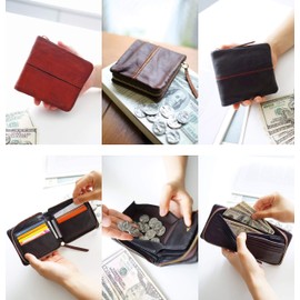 Baggy Port Wallet, Full Chrome, Two-Tone Washed, olive × gray