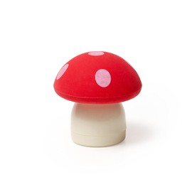 Legami - Eraser with Sharpener Magic Mushroom, 0.5x5 cm, Red Version, to Clear and Tempere, Rubber with Mushroom Shape Sharpener