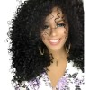 Jf Peluca Afro Negra Rizada Natural For Mujer Jf