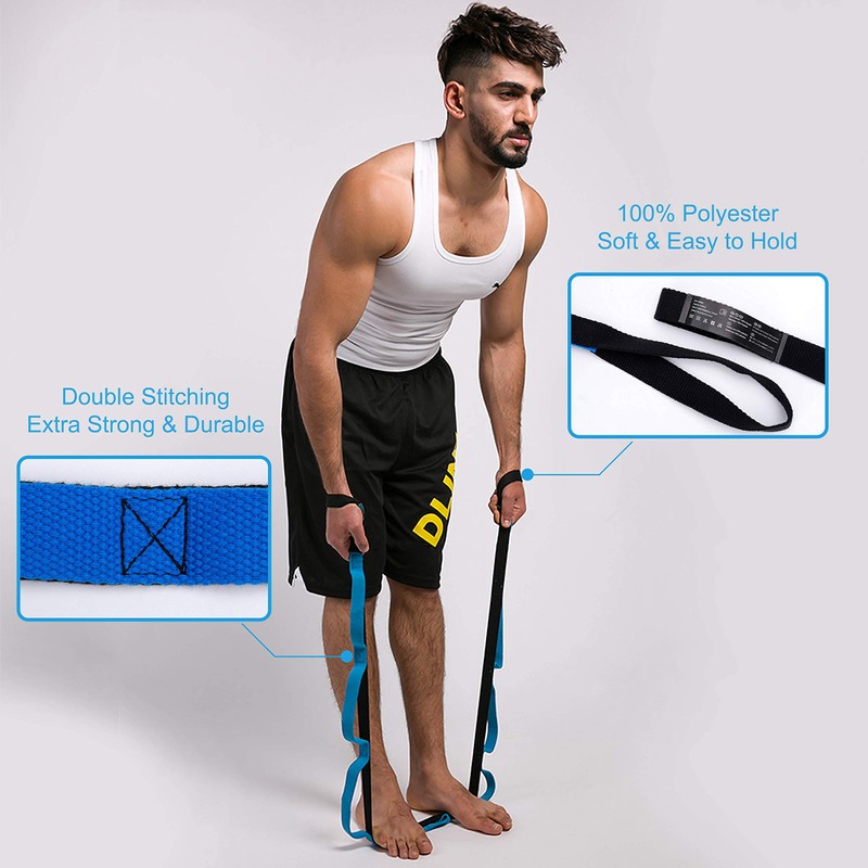 Stretching Strap Multi-Grip Flexibility Leg Stretch Band Durable Exercise and