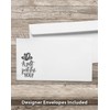 Business Card Magnet Notepads and Designer Envelopes, Peel and Stick