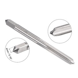 TOP-VIGOR M5 x 0.5mm Metric Tap and Die Set, Machine Thread Screw Tap with Round Threading Die, Heavy Duty Tap & Die Kit for DIY, Repair, Cutting External and Internal Thread