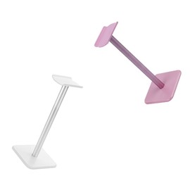 ULTECHNOVO Detachable Headset Holder Stand Pink Display Hanger for Headphones Space Saving Design for Organizing Earphone Accessories Your Desk Random Color