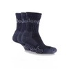 Jeep Mens Pack of Three Navy Boot Socks