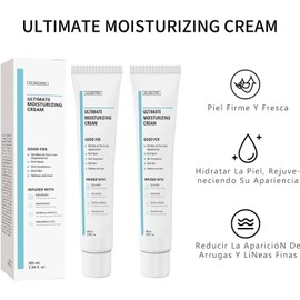 2PCS Youthful Formula Ultimate Moisturizing Cream, Hidratación Profunda y Reparación, Cream Korean, Youthful Formula Moisturizing cream, Crema Hidratante Facial para Pieles Secas, Opacas y Desiguales