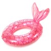 HappyHome Adult Mermaid Float Cute Swim Ring with Backrest for