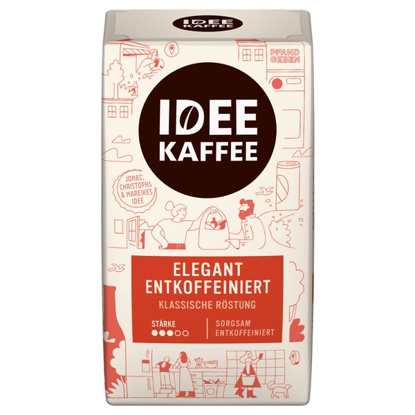 Idee Kaffee Decaffeinated Ground 500 g