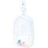 Pram Bag with Keychain (White) Transparent Plush Protective Cover Doll