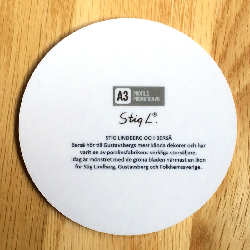 Stig Lindberg Set of 4 Coasters "Bersa" by Stig Lindberg