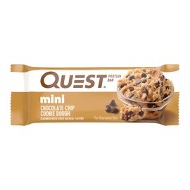 Quest Nutrition Mini Chocolate Chip Cookie Dough Protein Bars, High Protein, Low Carb, Keto Friendly, 14 Count