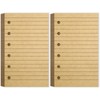 Ireer 200 Sheets Blank Lined Paper Refill for 3 x