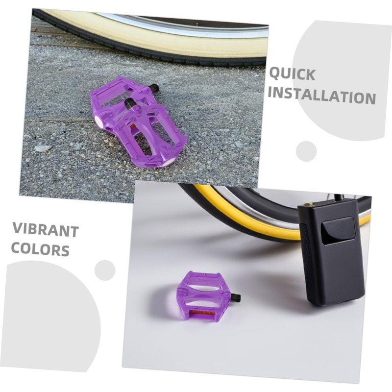 Gatuida 2 Pairs Cycle Pedals Easy to Install Skid Replacement