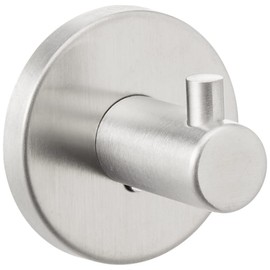 Tiger Boston, Towel hook small, Brushed stainless steel, 29x35x35mm