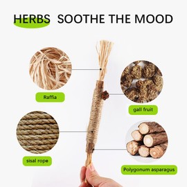 Katzensticks Zur Zahnreinigung Kausticks Set Katzenminze Spielzeug Katzenminze Sticks Zum Schleifen von Zähnen für ​Katze Zu Spielen Beißen Kauen