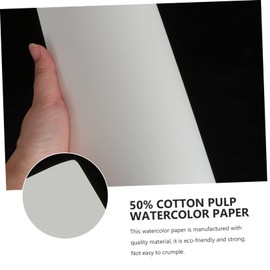 Operitacx Artists' Watercolor Pad 20 Sheets 16k Medium Texture Cotton Paper Sketching and Painting Roll