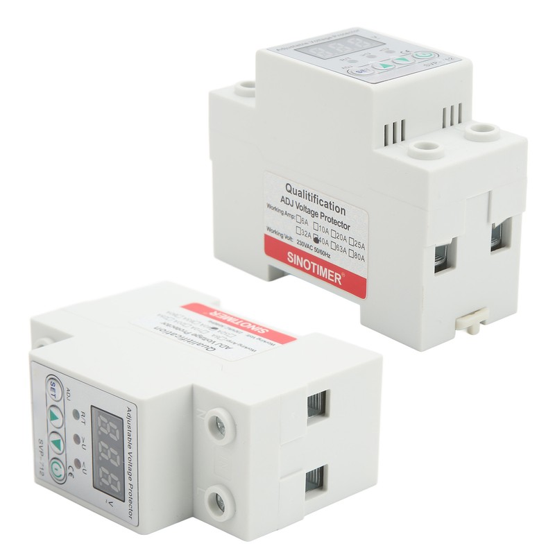 Over Under Voltage Protector Volt Protective Device Adjustable Auto Delay