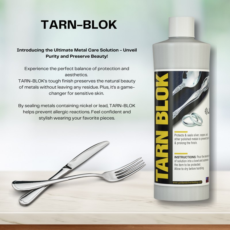 JSP Nickel Testing Solution & Tarn-Blok Anti Tarnish Seal Protect