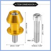 PARSLUCK 1 Pair Swingarm Spools, 8mm M8x1.25 CNC Swing Arm