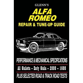 Alfa Romeo Repair & Tune-up Guide (Glenns): Performance & Mechanical Specs