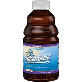 R.W. Knudsen Family Recharge Grape Flavored Sports Beverage, 32 Ounces, 6 Count