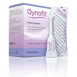 Gynofit Lactic Acid Vaginal Gel - pH Balance Restorer for Vaginal Health - Prevents Itching, Burning & Odour - Hygienic Applicator - Treats & Prevents Vaginal Infections (Pack of 12)