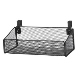 ABOOFAN Bedside Hanging Storage Basket Metal Design for Dormitory Home Decor No Drilling Required Capacity Organizer with Hooks for Student Bunk Beds