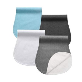Baby Burp Cloths Set Waterproof Baby Burp Bibs Organic Cotton 4-Pack Feeding Nursing Towel Accessory(K010)