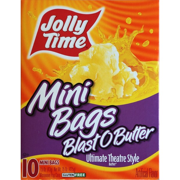 Jolly Time Blast O Butter 10 Mini Bags (2 PACK)