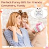 JULEASEL Mini Funny Positive Bunny Emotional Crochet Animals Rabbit Knitted