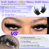 Lash Clusters with Spikes 300D Manga Volume Lash Clusters Evil