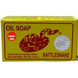 Jabon de aceite de vibora de cascabel (140g) jabon para la cara y todo el cuerpo- Ayuda a eliminar el acne y paño/Rattlesnake soap (4.93 (1)