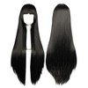 COSPLAZA Cosplay Wig Long Straight Flat Bang Synthetic Wig Anime