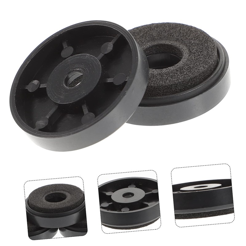 LABRIMP 10pcs Speaker Isolation Feet Round Speaker Base Mats for