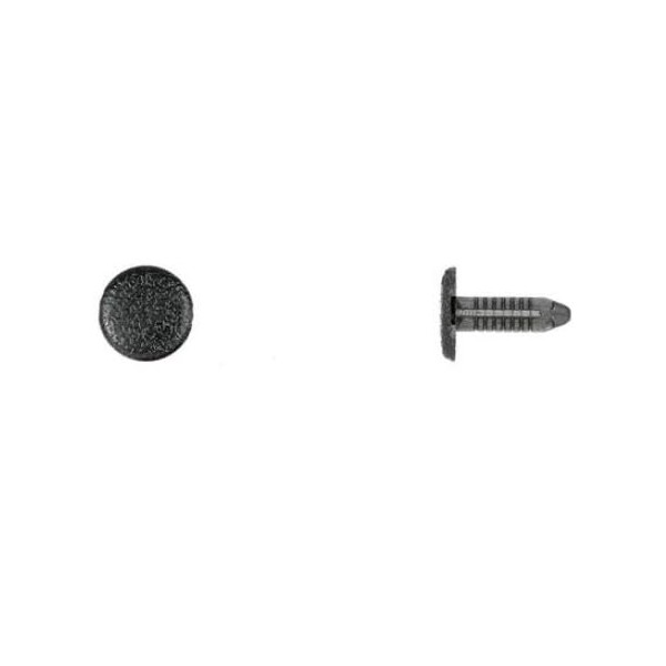 MAIN ST COLLECTIVE 25Pcs Black Nylon Shield Retainers – 5mm