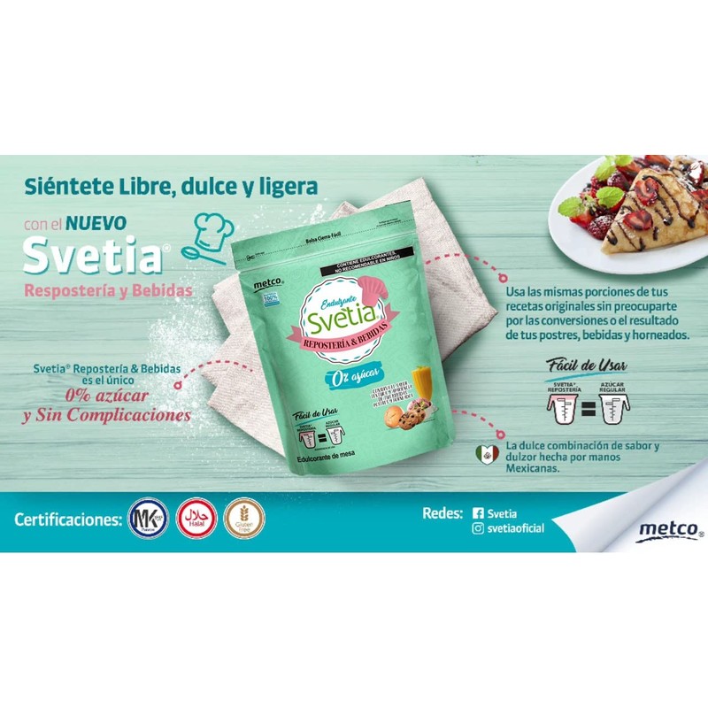 Endulzante Svetia Repostería, 550g