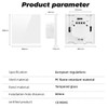 Acmerota Single Blanking Plate Socket Covers Single Electrical Blanking Cover