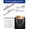 PROSTEEL Mens Necklace Chain Cool Chains Stainless Steel Necklaces 24